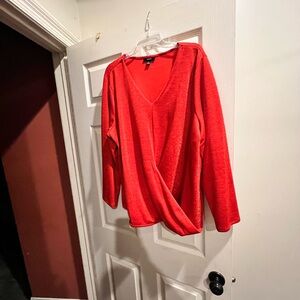 Red formal sweater size 3x